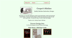 Desktop Screenshot of coopersstitches.com